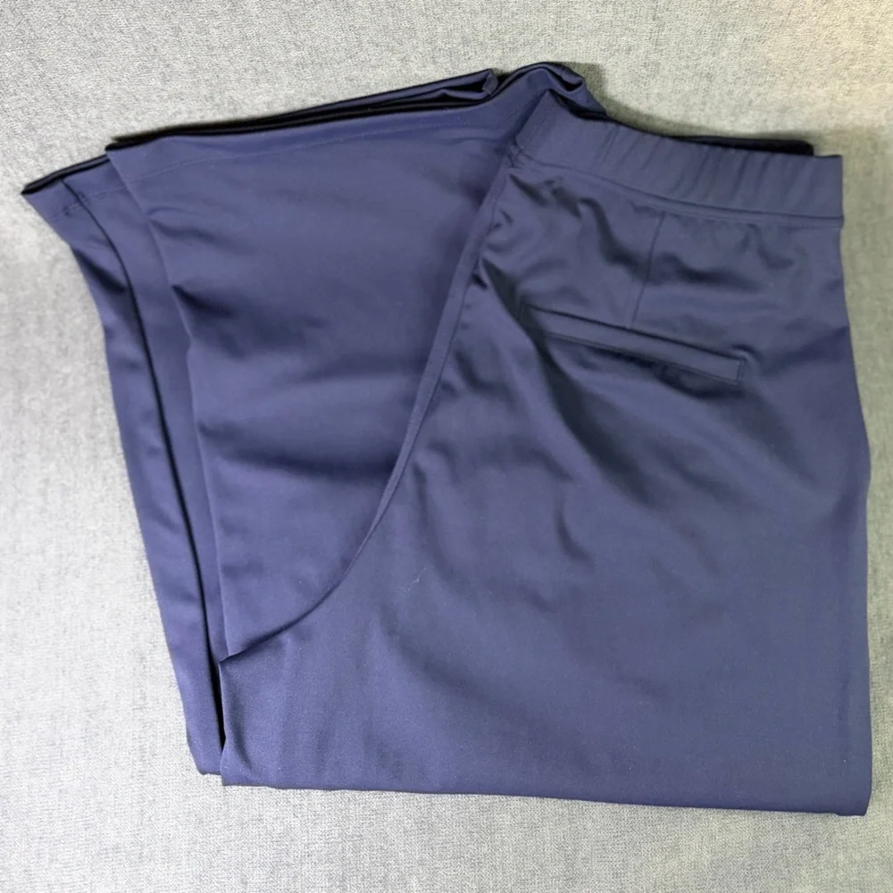 HALARA Midnight Navy High-Rise Wide Leg Trousers - Picture 3 of 8